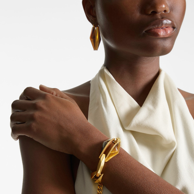 JIMMY CHOO Diamond Link Earring
Gold Finish Diamond Quartz Earrings outlook