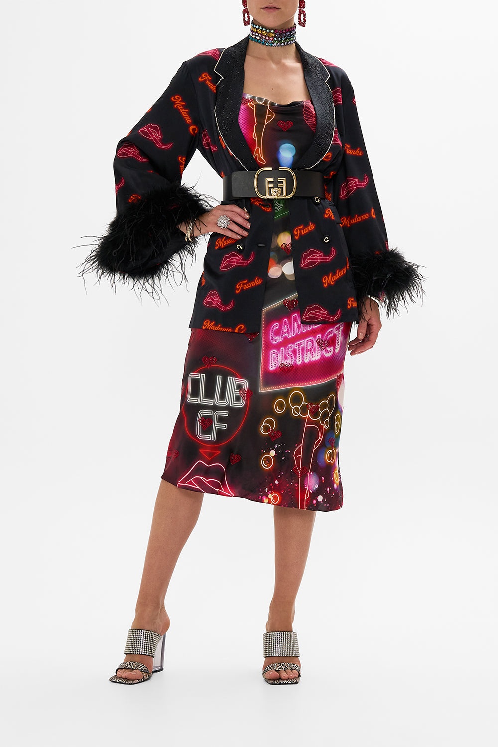 FLARED SLEEVE DOUBLE BREASTED JACKET - 7