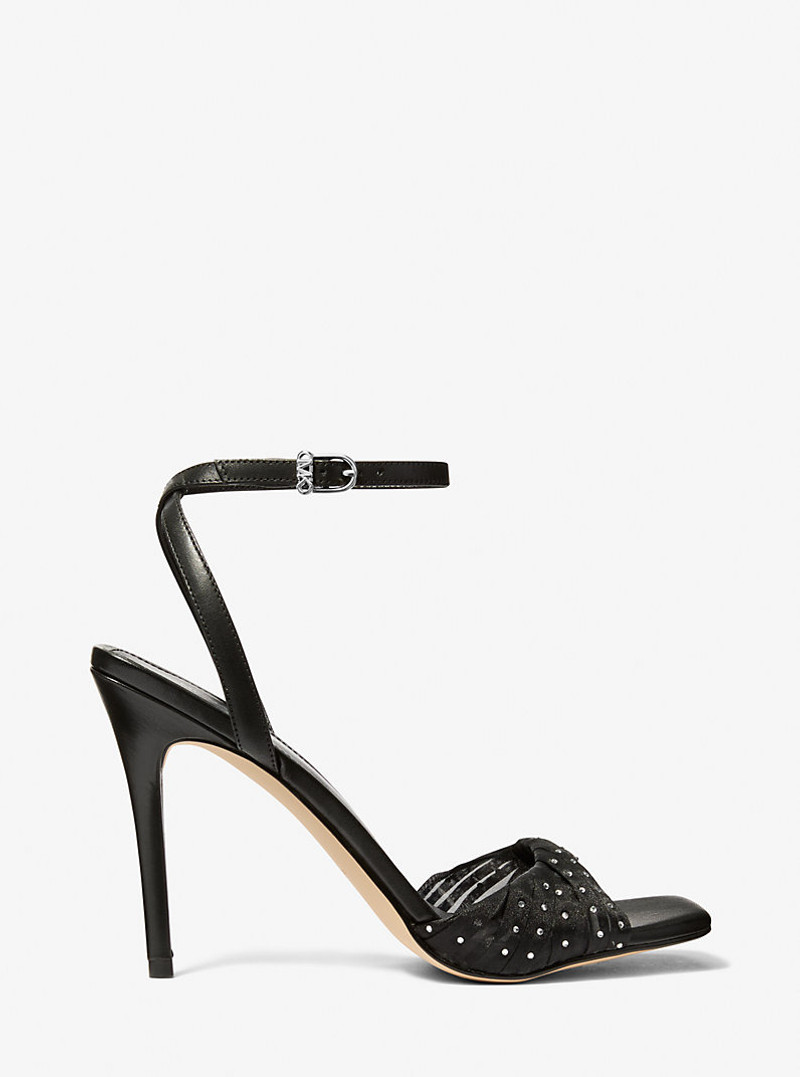 MICHAEL KORS Kiana Embellished Tulle Sandal outlook