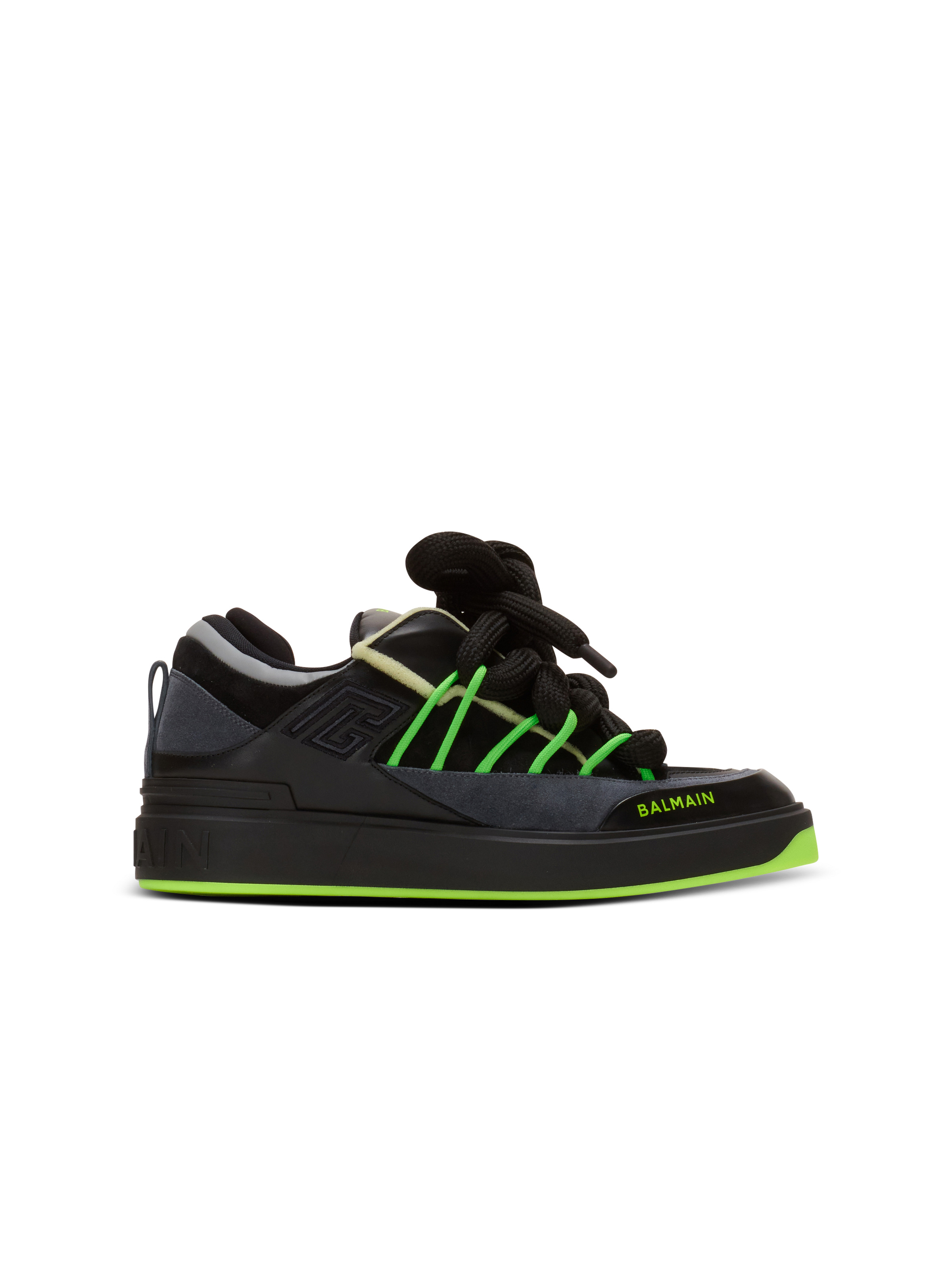 B-Court Puffy Skate trainers in calfskin and suede - 1