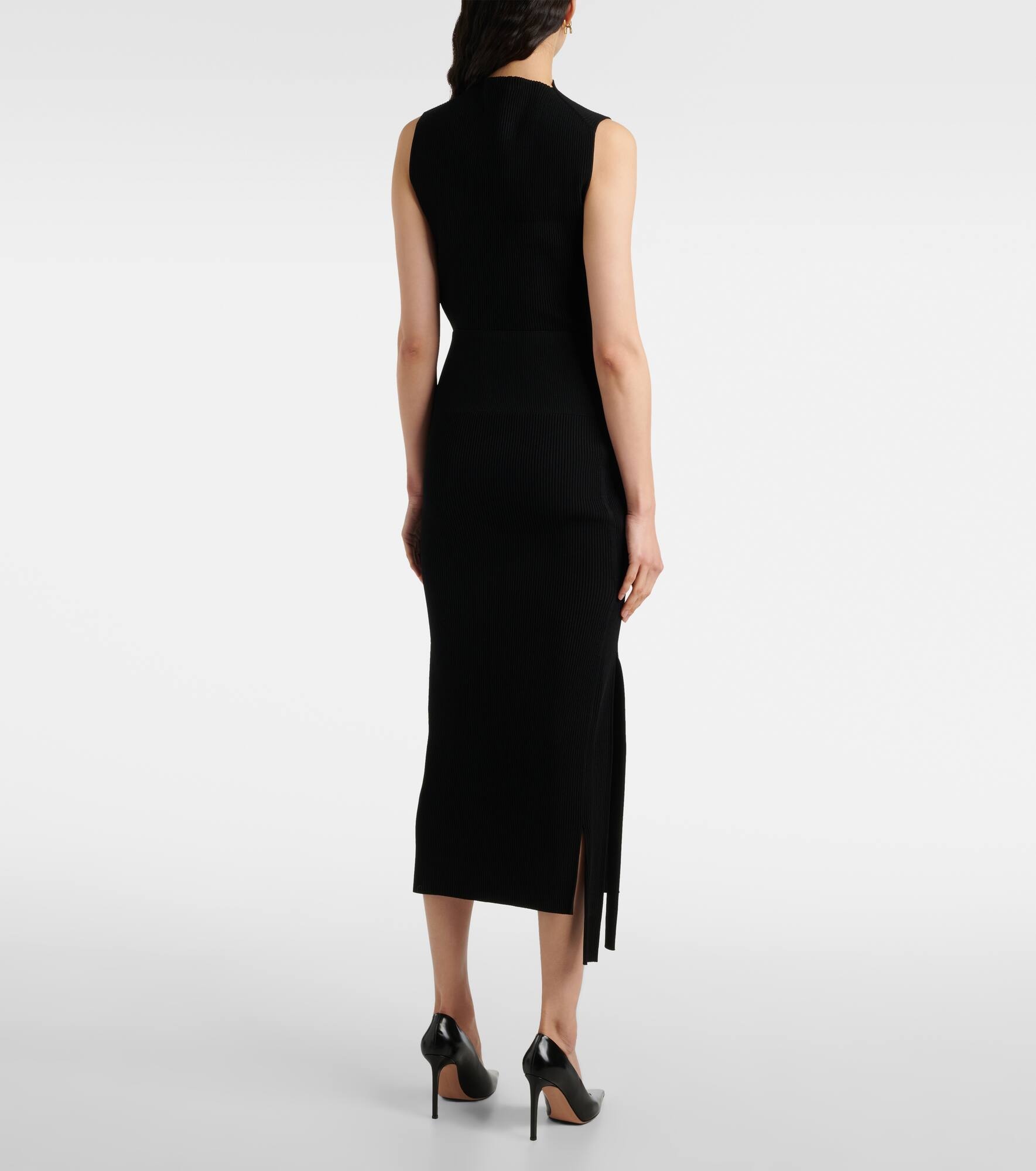 Satin midi skirt - 3
