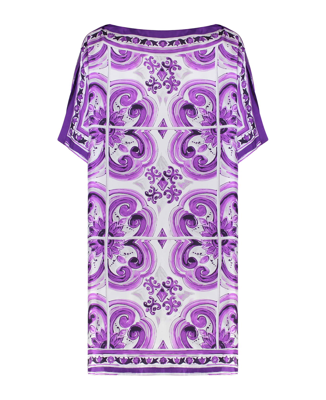 Printed Silk Twill Kaftan - 2