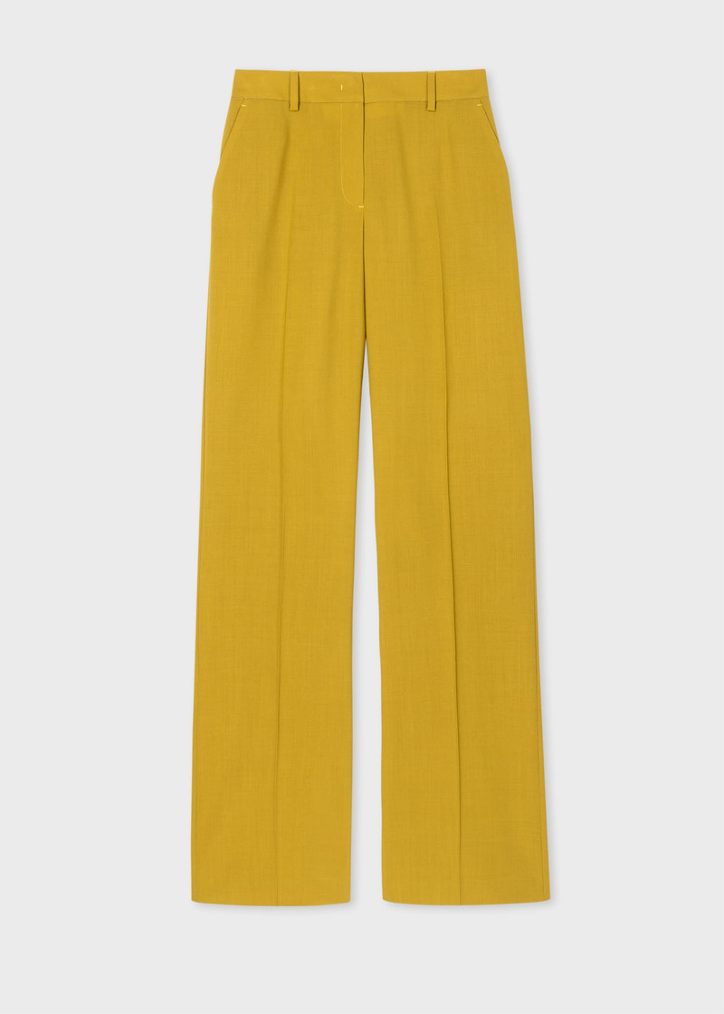 Paul Smith Wool Tie-Waist Wide Leg Suit outlook