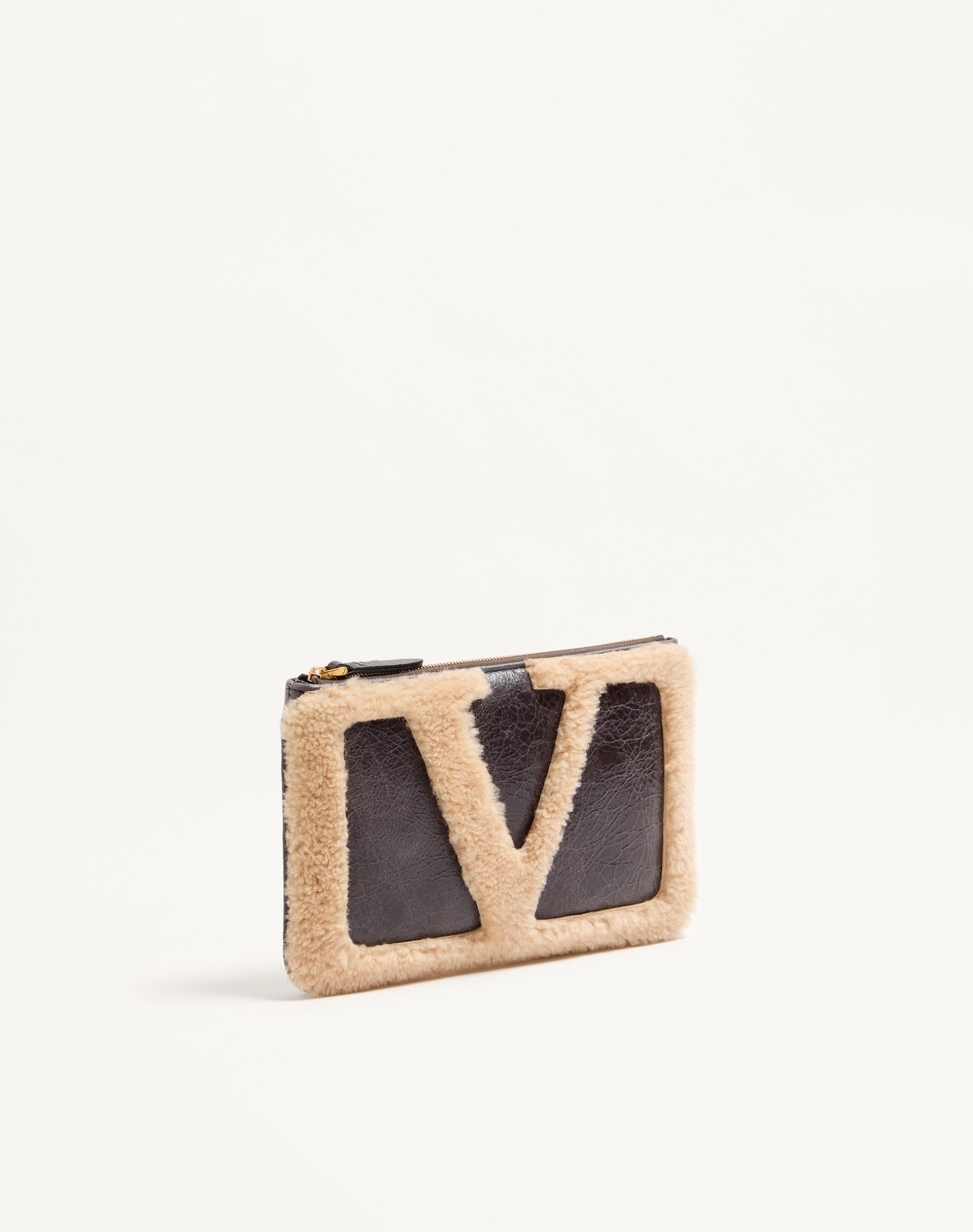 VALENTINO GARAVANI VIVA SUPERSTAR SHEEPSKIN CLUTCH - 2