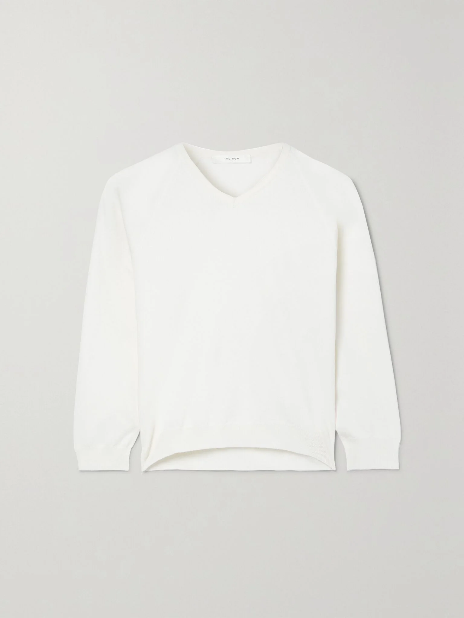 Corin silk-blend sweater White - 1