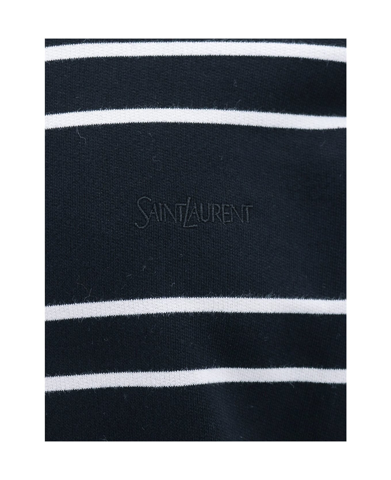 Striped Cotton Hoodie - 3