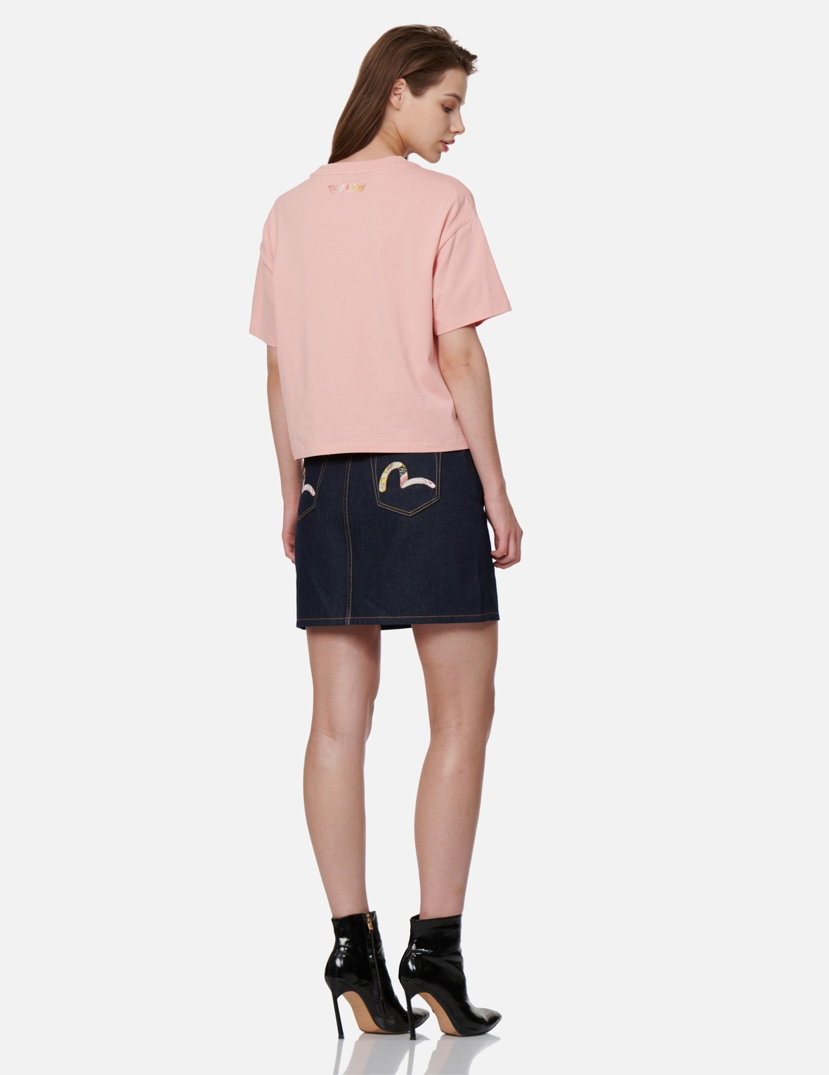 JAPANESE-PATTERN SEAGULL PRINT T-SHIRT - 4