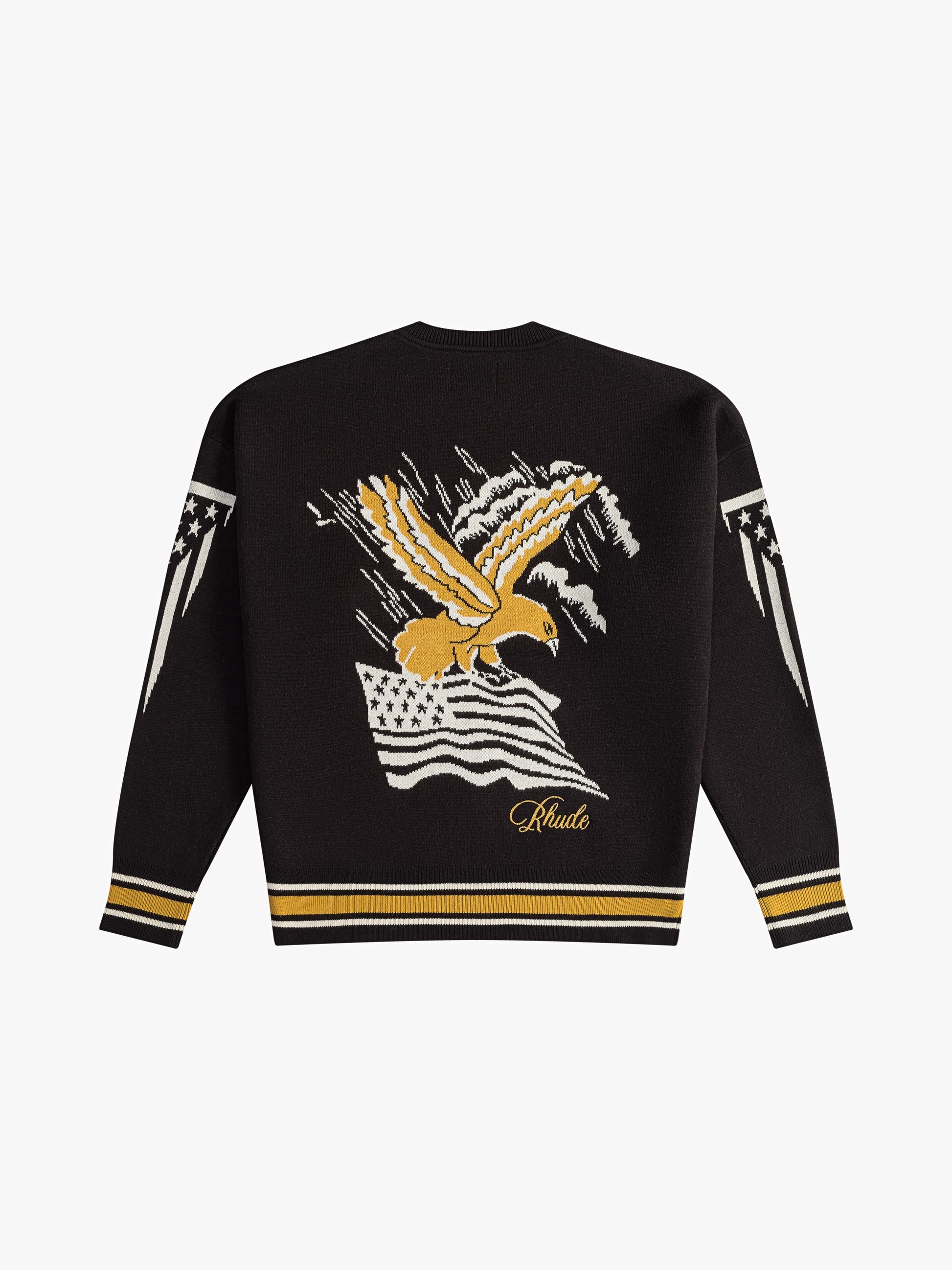 RHUDE EAGLE SOUVENIR KNIT CREWNECK - 2