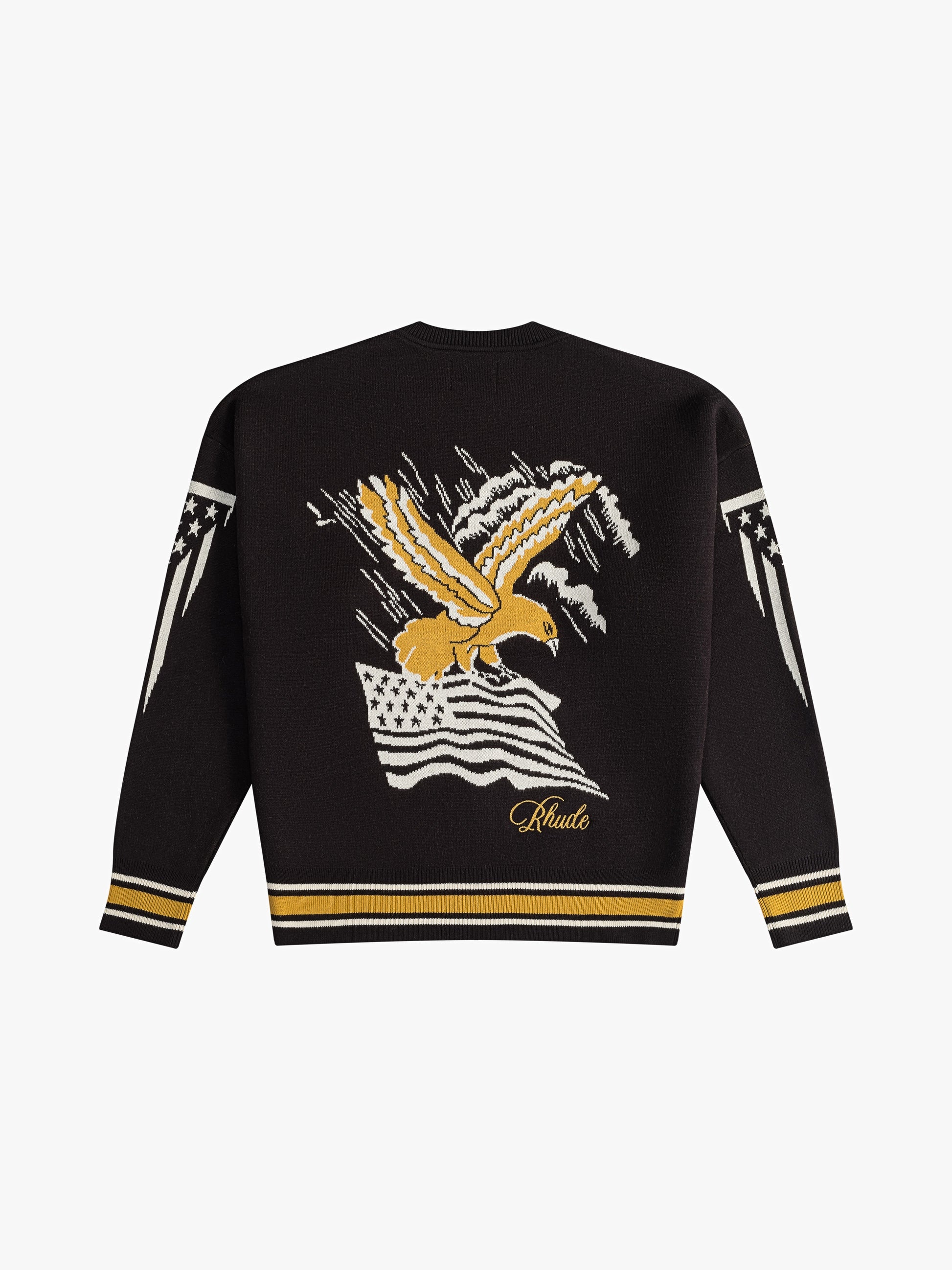 RHUDE EAGLE SOUVENIR KNIT CREWNECK - 2