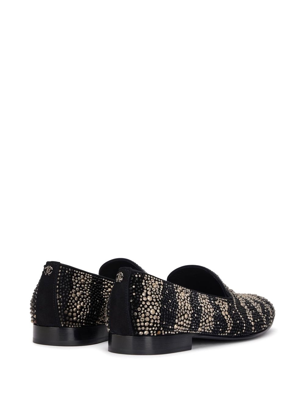 rhinestone-embellished loafers - 3