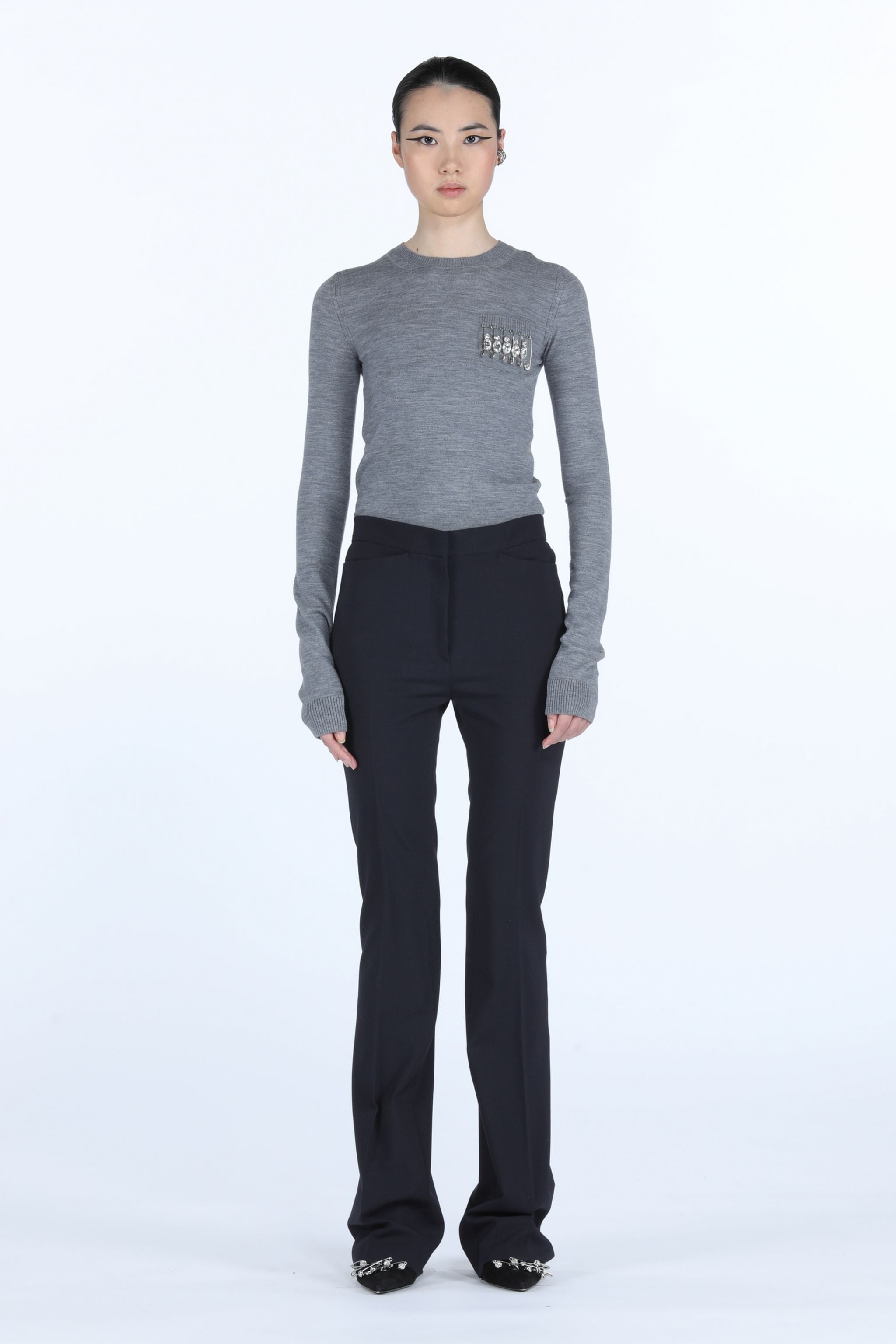 CRYSTAL-EMBELLISHED SWEATER - 4