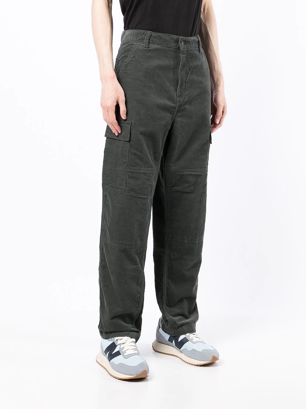 regular-cut cargo trousers - 3