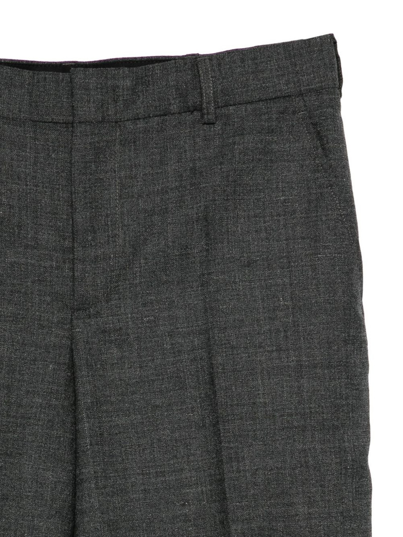 mélange-effect tailored trousers 3