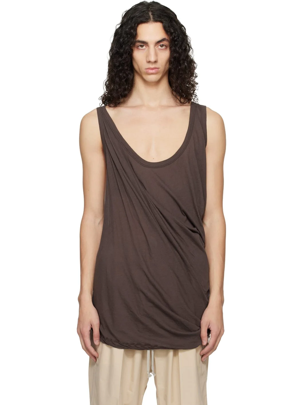 Brown Temple Pony Tank Top - 1