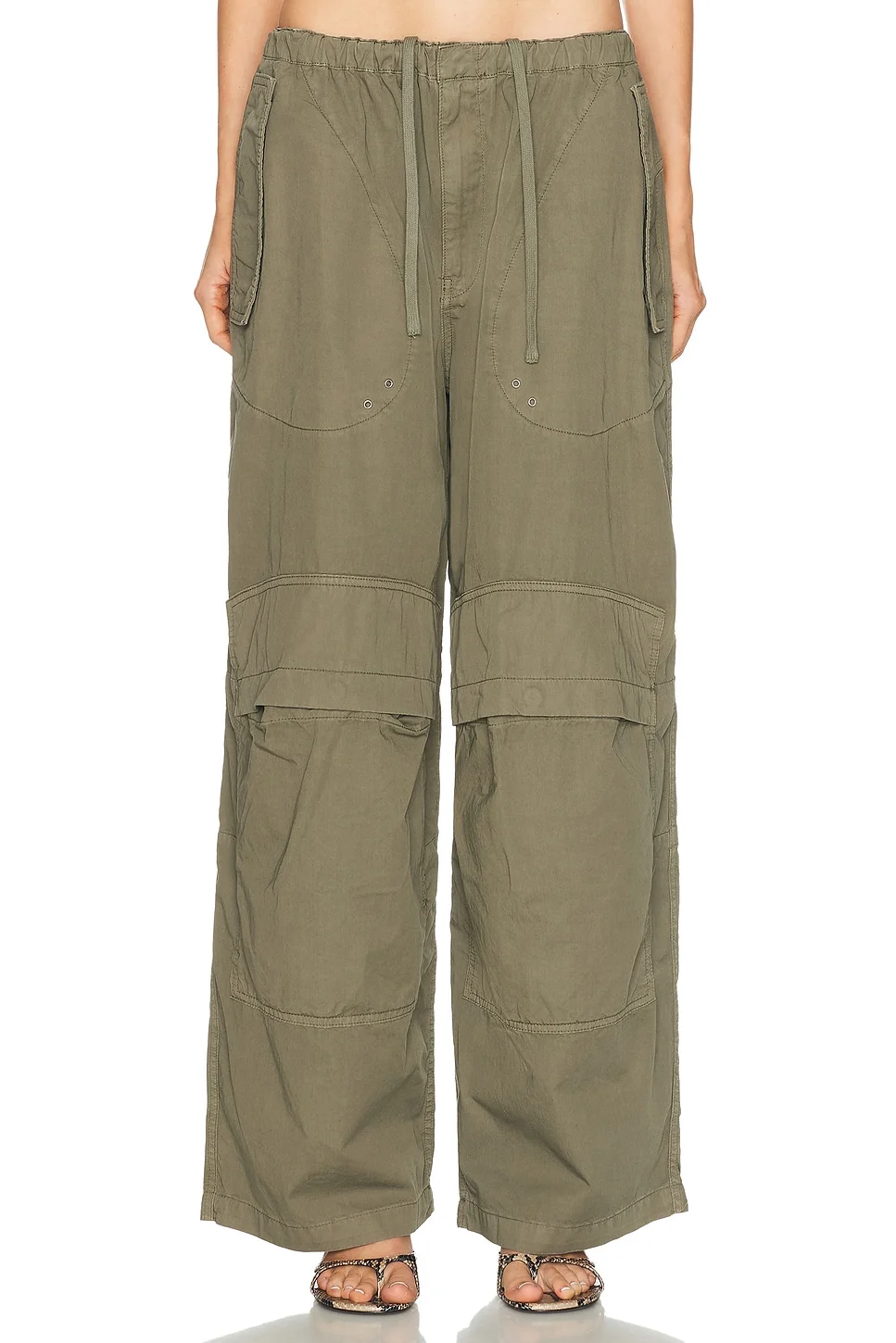 Mid Rise Cargo Pant - 1