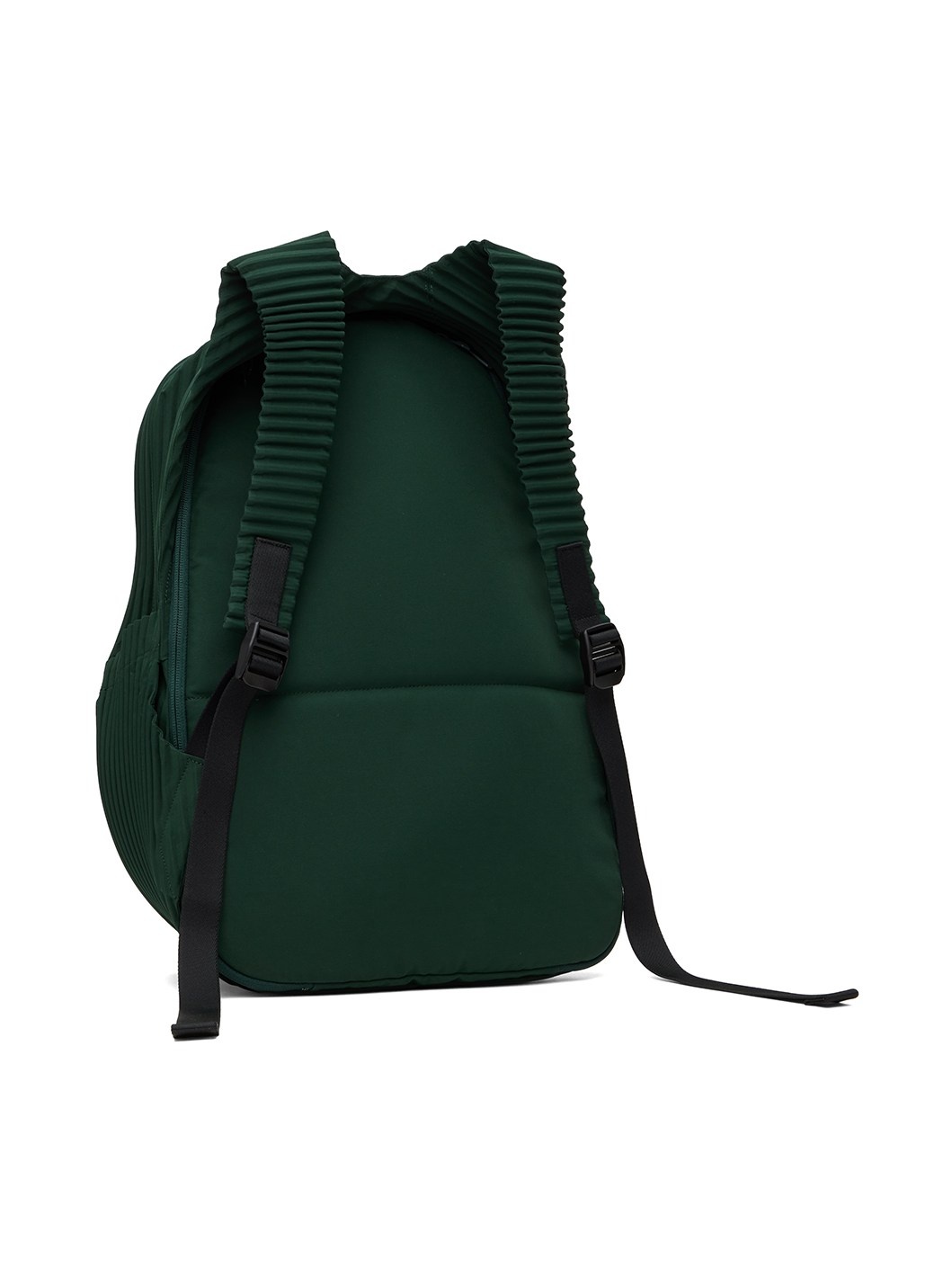 Green Pleats Daypack Backpack - 3