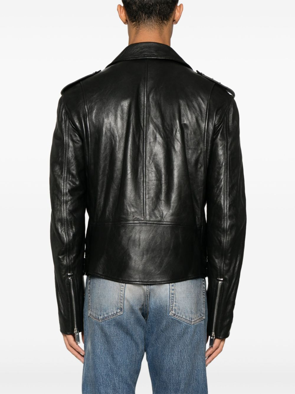 Alexander Mcqueen Men Leather Jacket - 3