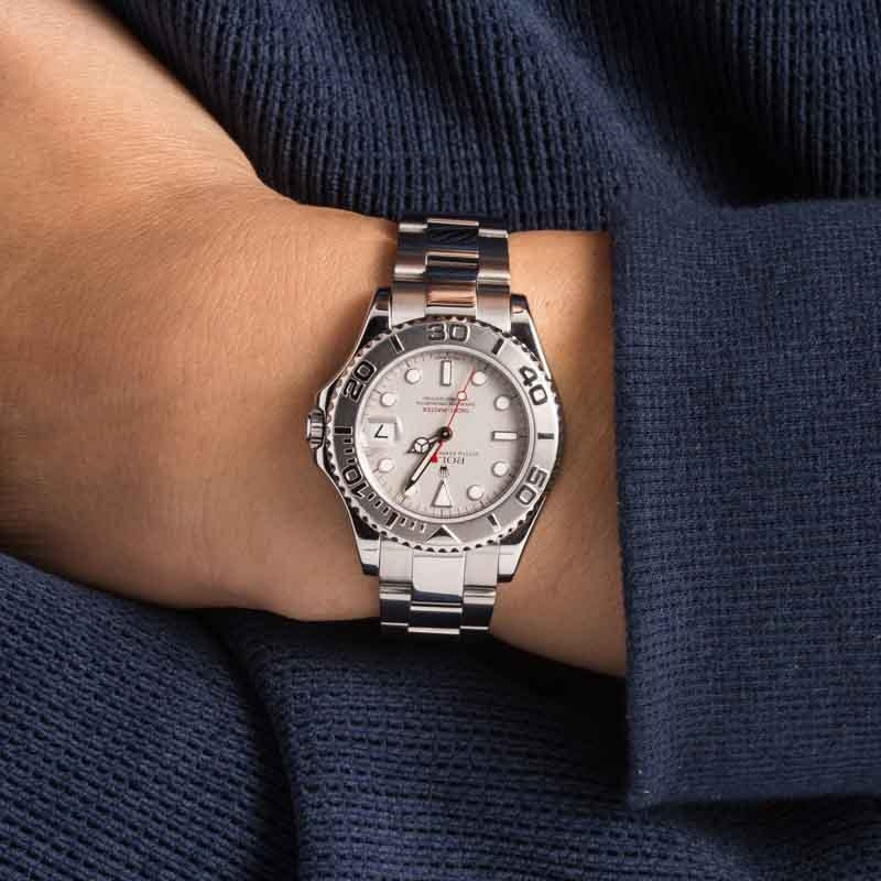Rolex Yacht-Master Ref 168622 Platinum Bezel & Dial - 5