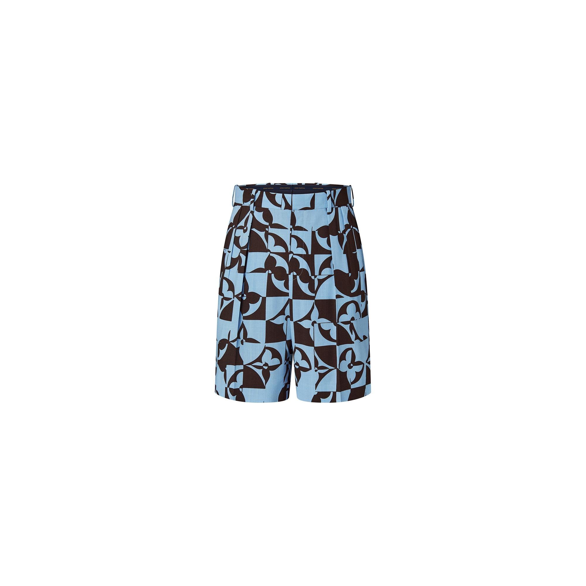 Monogram Flowers Pleated Shorts - 1