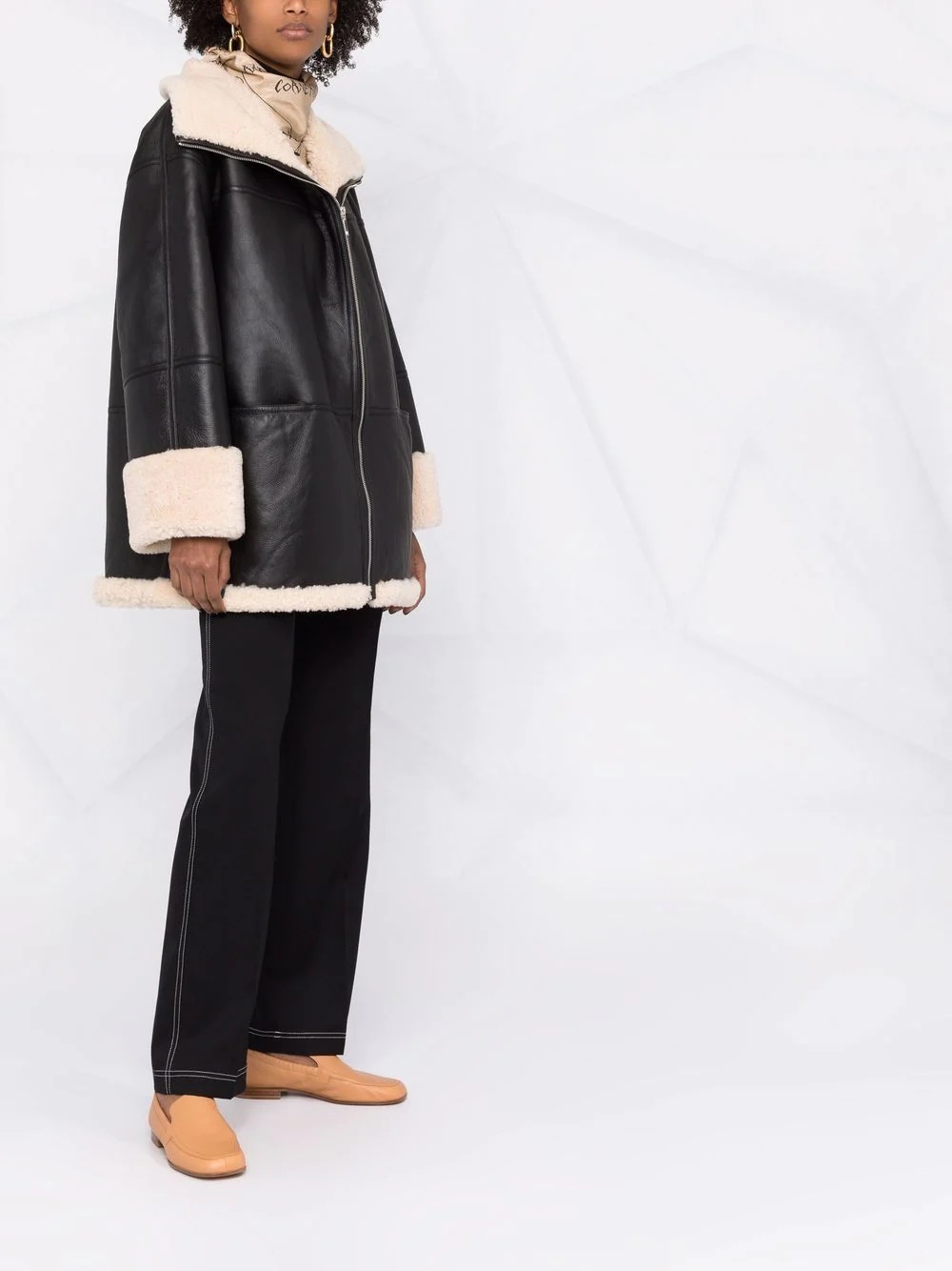 Signature shearling jacket - 6