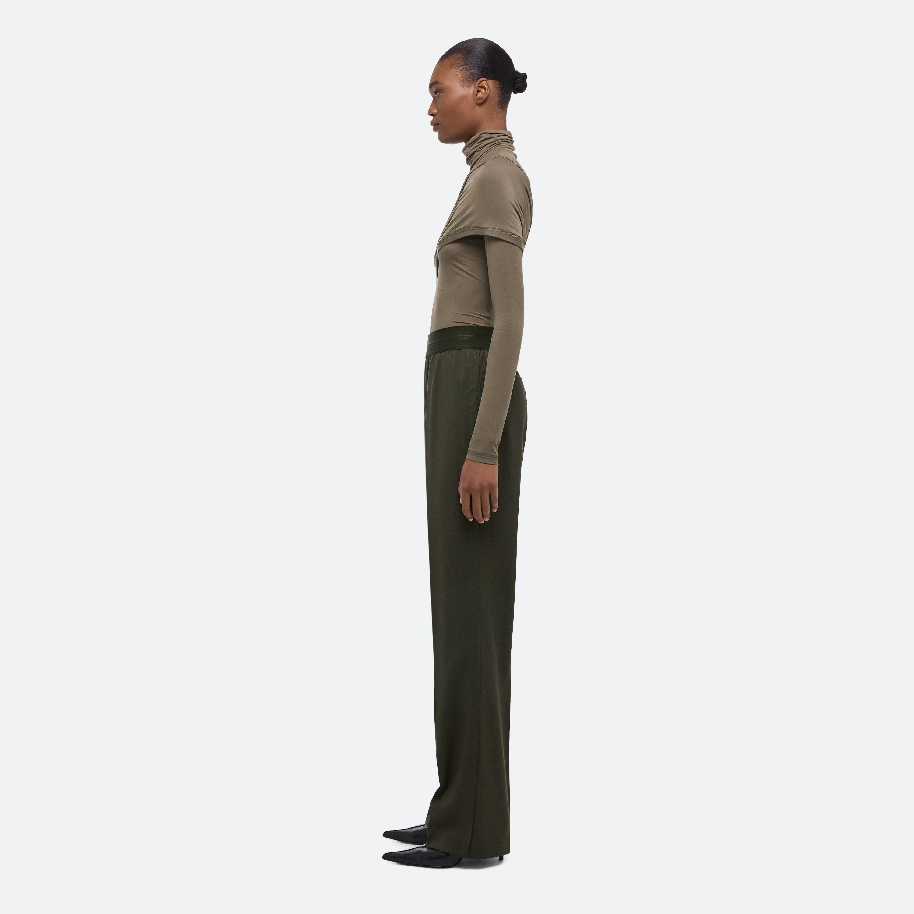 WOOL CAR TROUSERS - 4