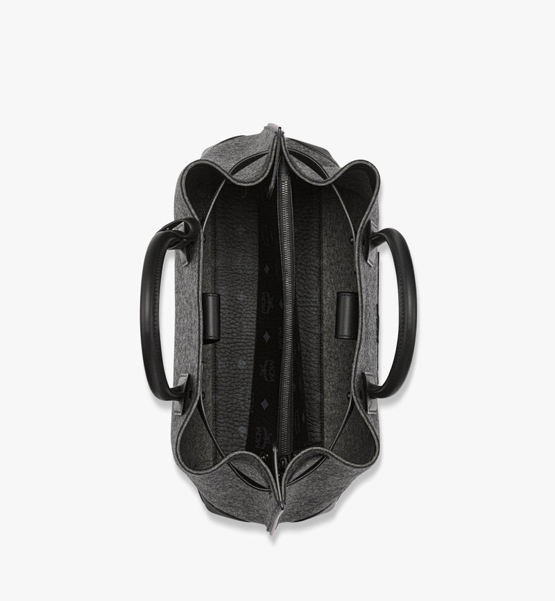 Milla 2.0 Tote in Loden Wool and Leather 4