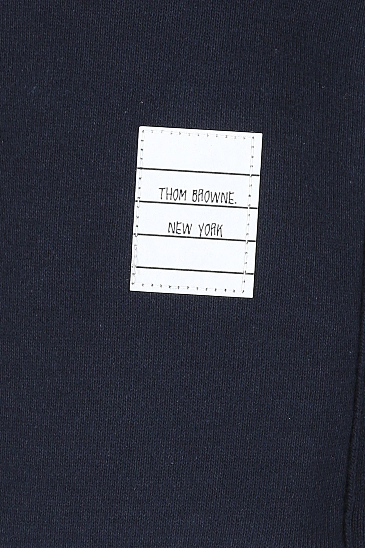 Midnight blue cotton sweatshirt - 3
