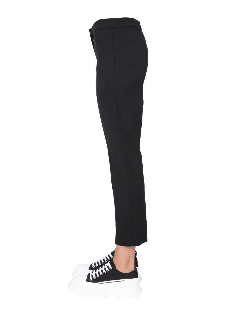 Alexander Mcqueen Women Cropped Straight Trousers - 3