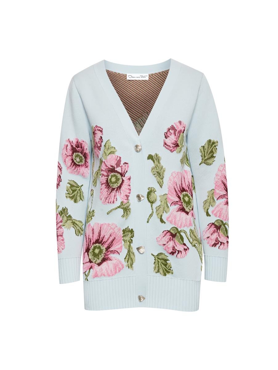 POPPY JACQUARD CARDIGAN - 5