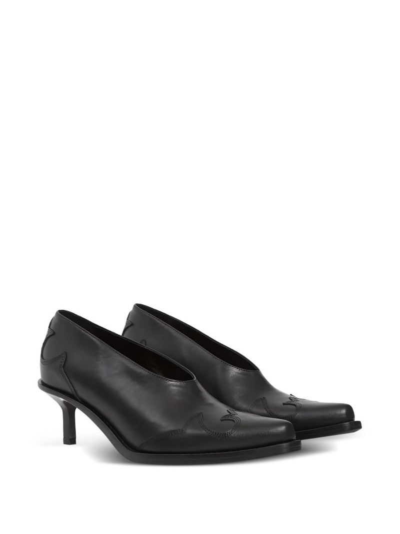 Ann Demeulemeester Janeka western-stitched pumps outlook