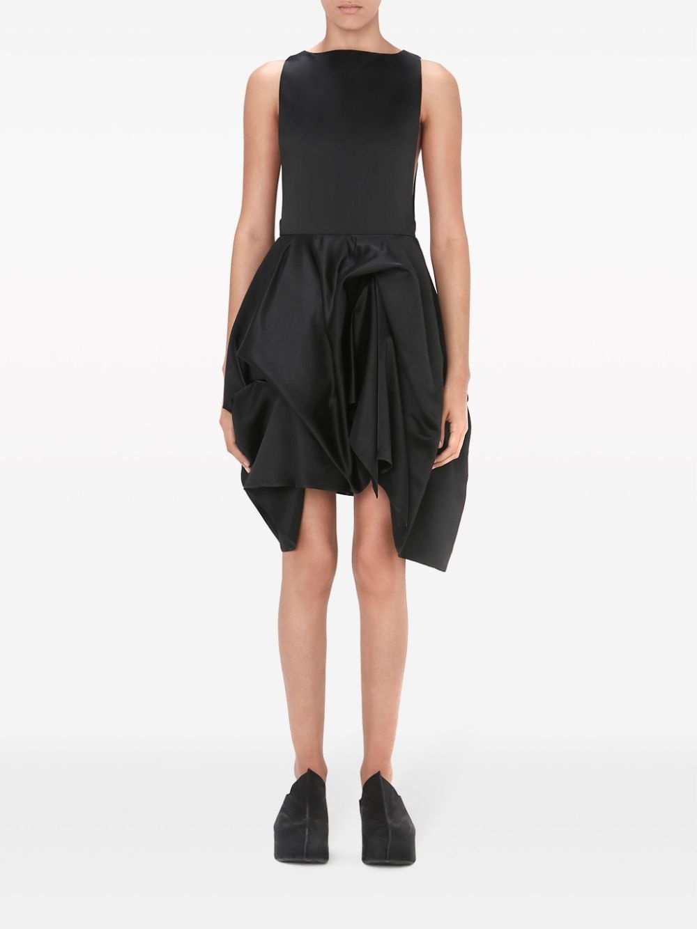sleeveless peplum minidress - 2