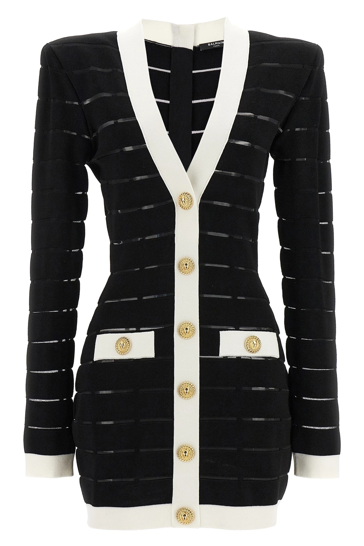 Two-tone knit dress - 1