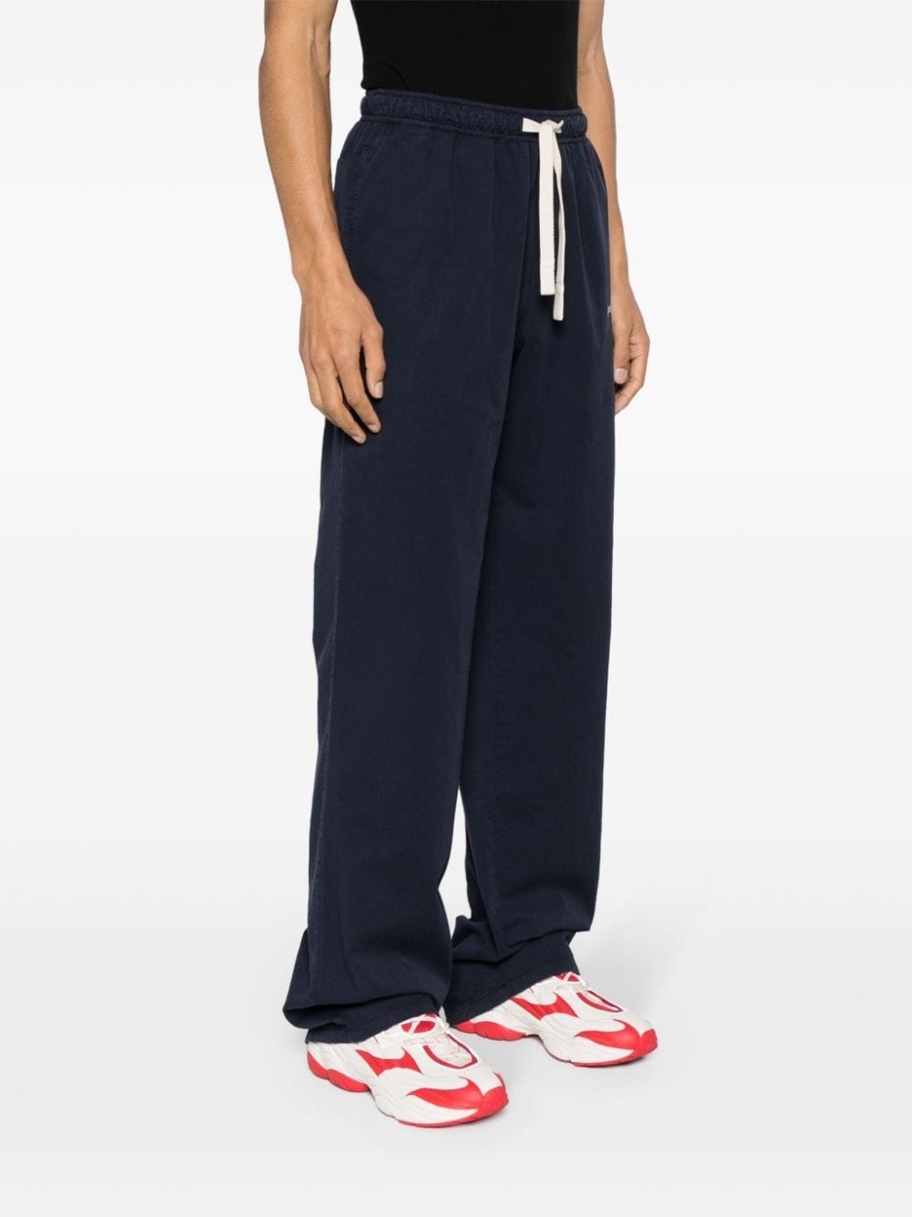 mid-rise straight-leg trousers - 3
