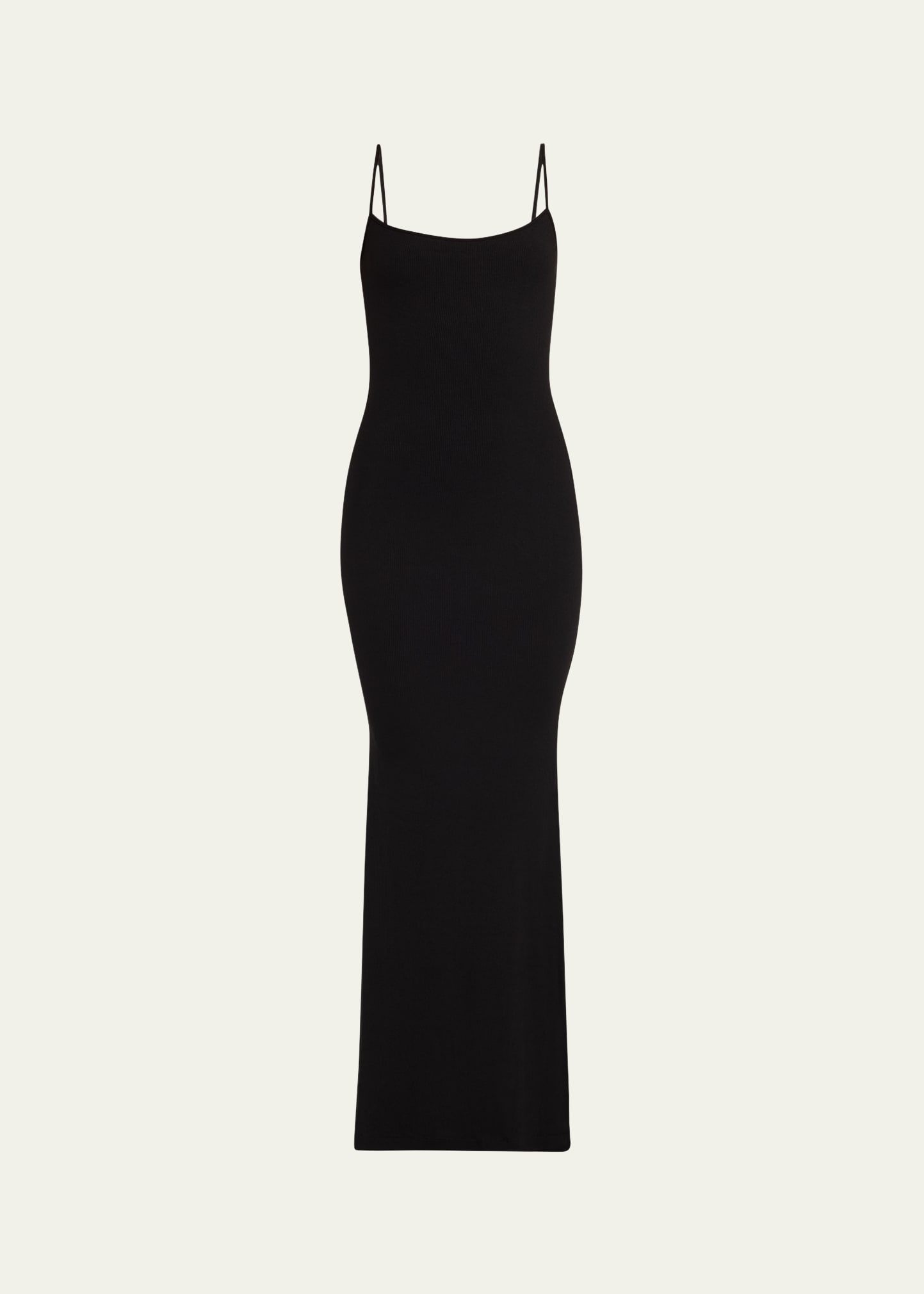 Soft Lounge Ribbed Maxi Slip Dress - 1