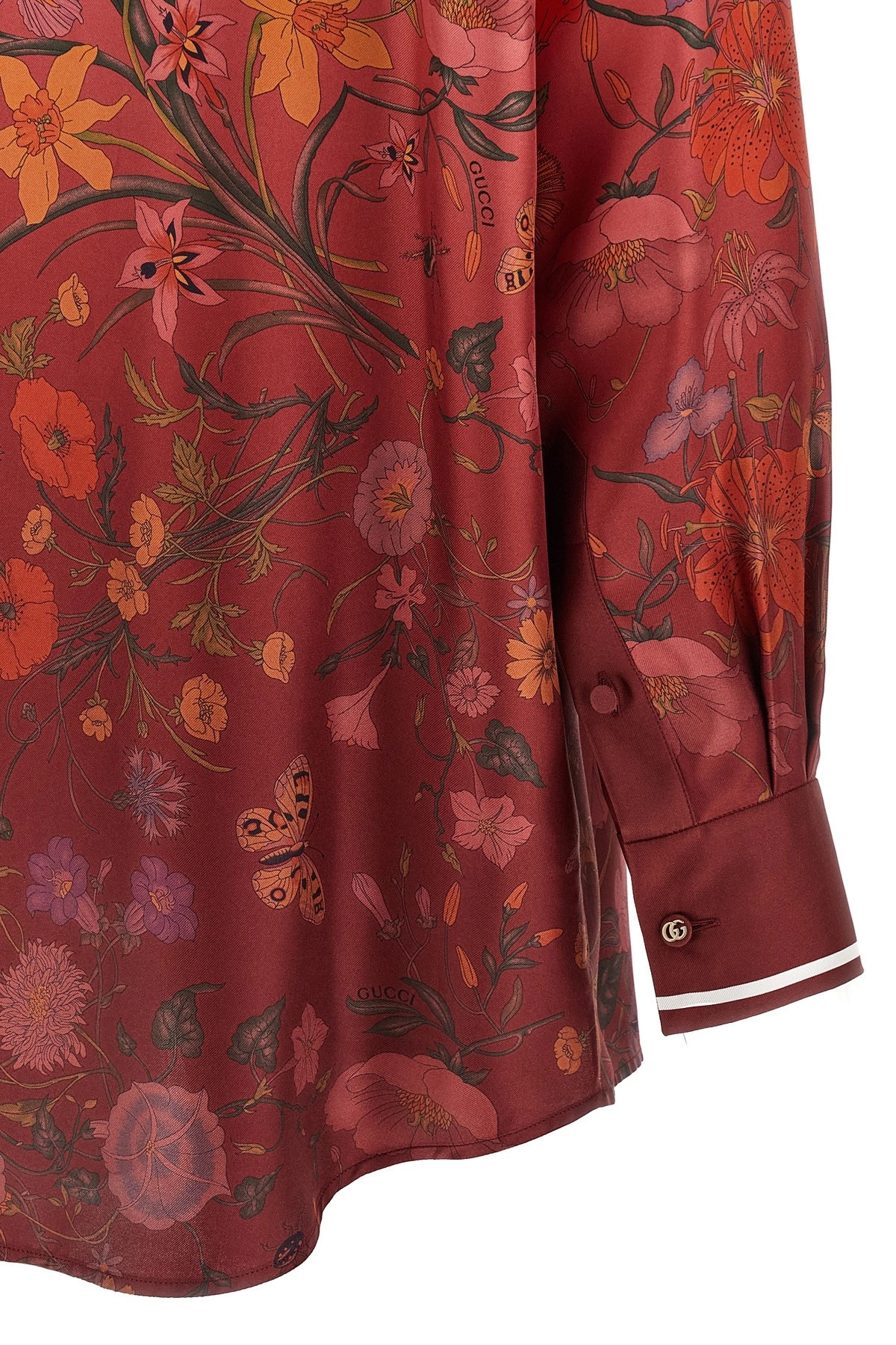 'Gucci Flora' print shirt - 4