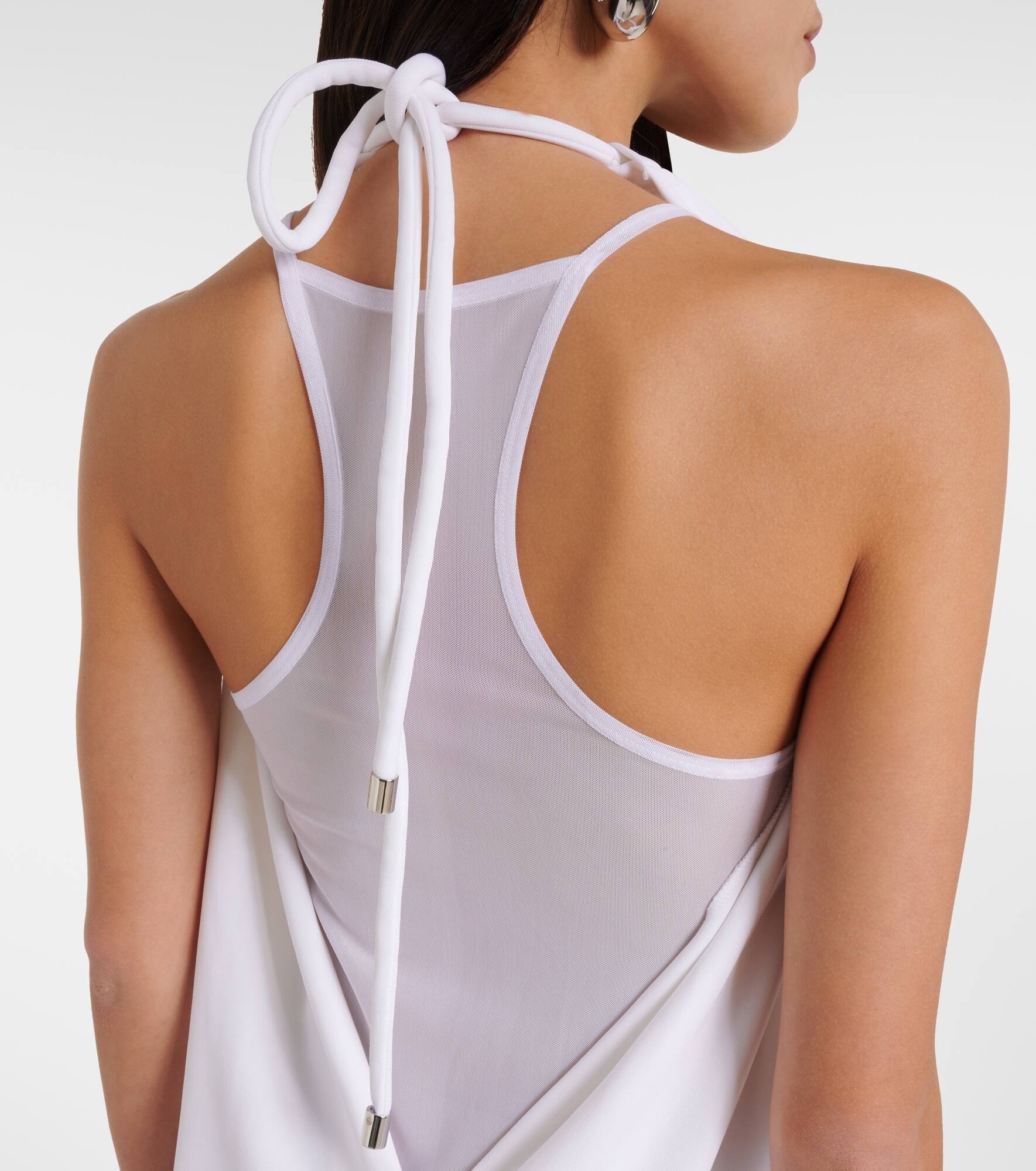 Alceste draped halterneck maxi dress - 6