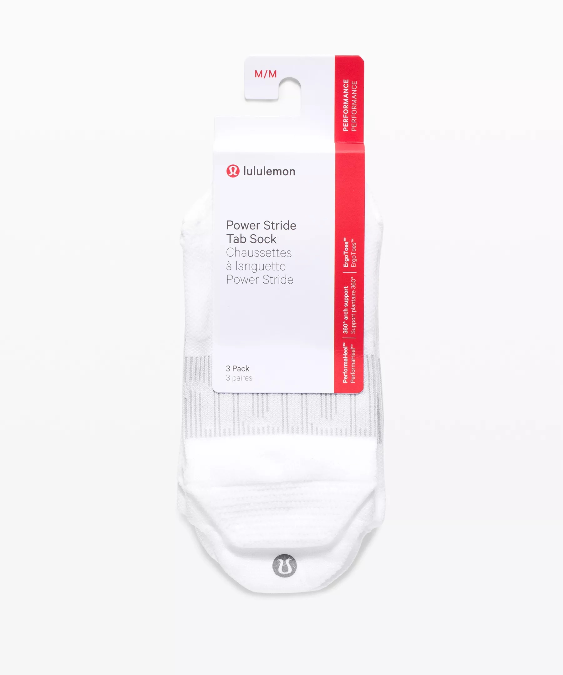 Women's Power Stride Tab Socks *3 Pack - 4