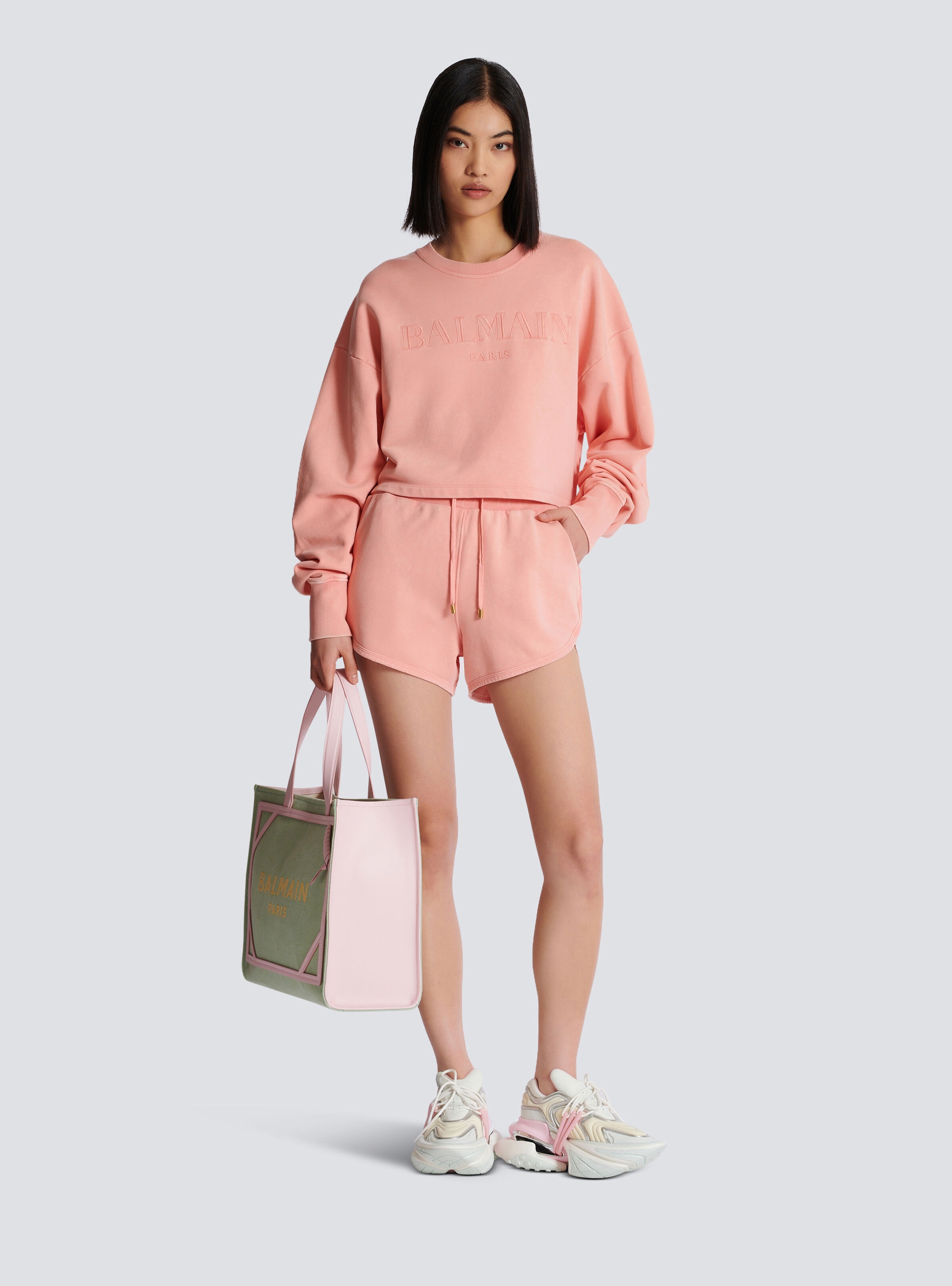 Shorts with Vintage Balmain embroidery - 2