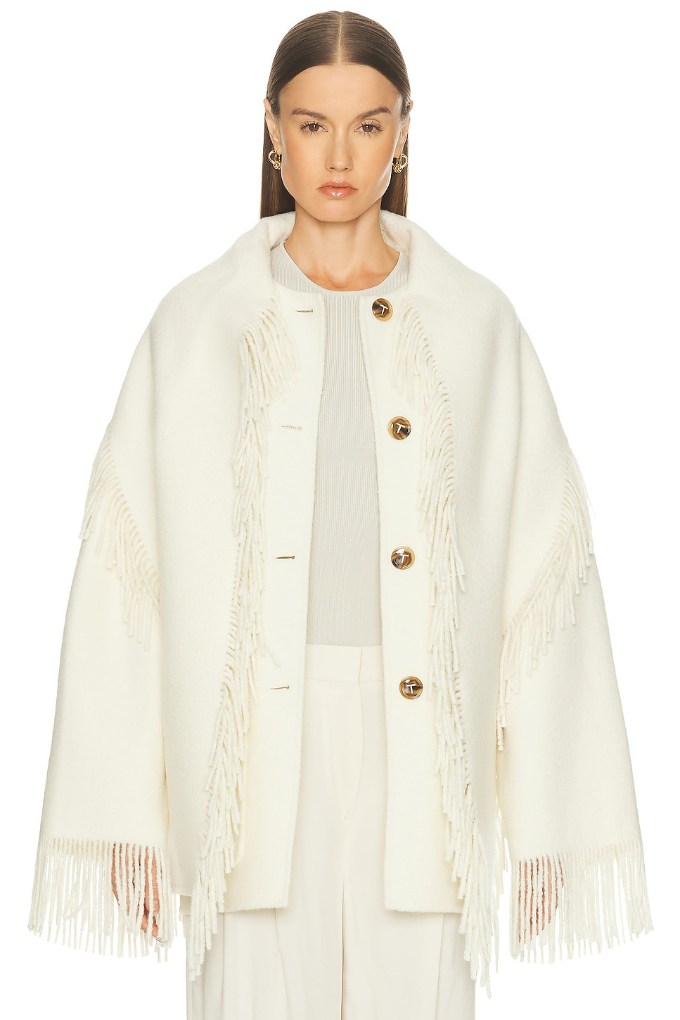Fringed Scarf Jacket - 2