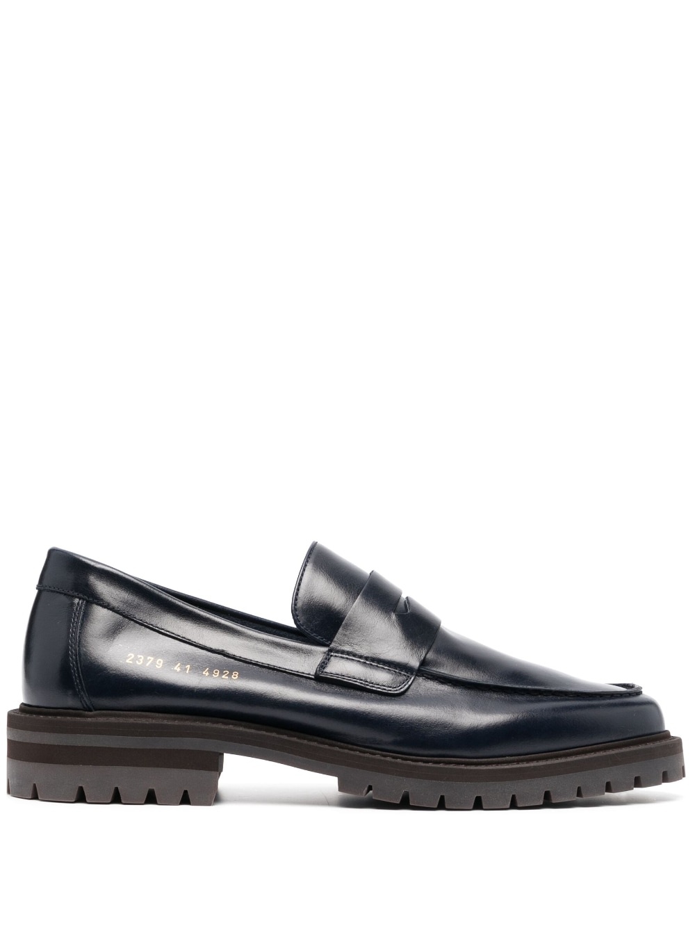 lug-sole penny loafers - 1