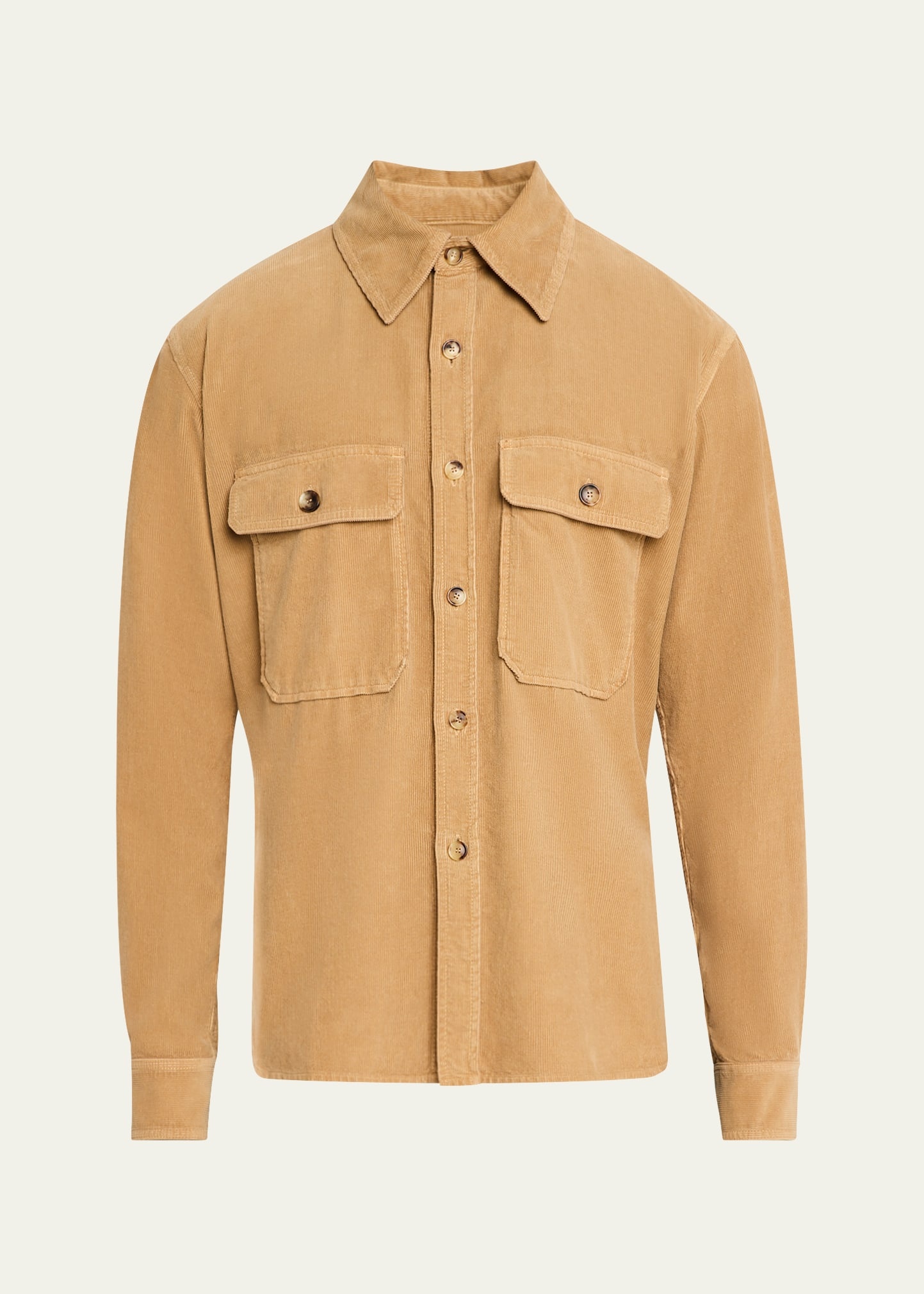 Men's 2-Pocket Corduroy Overshirt - 1