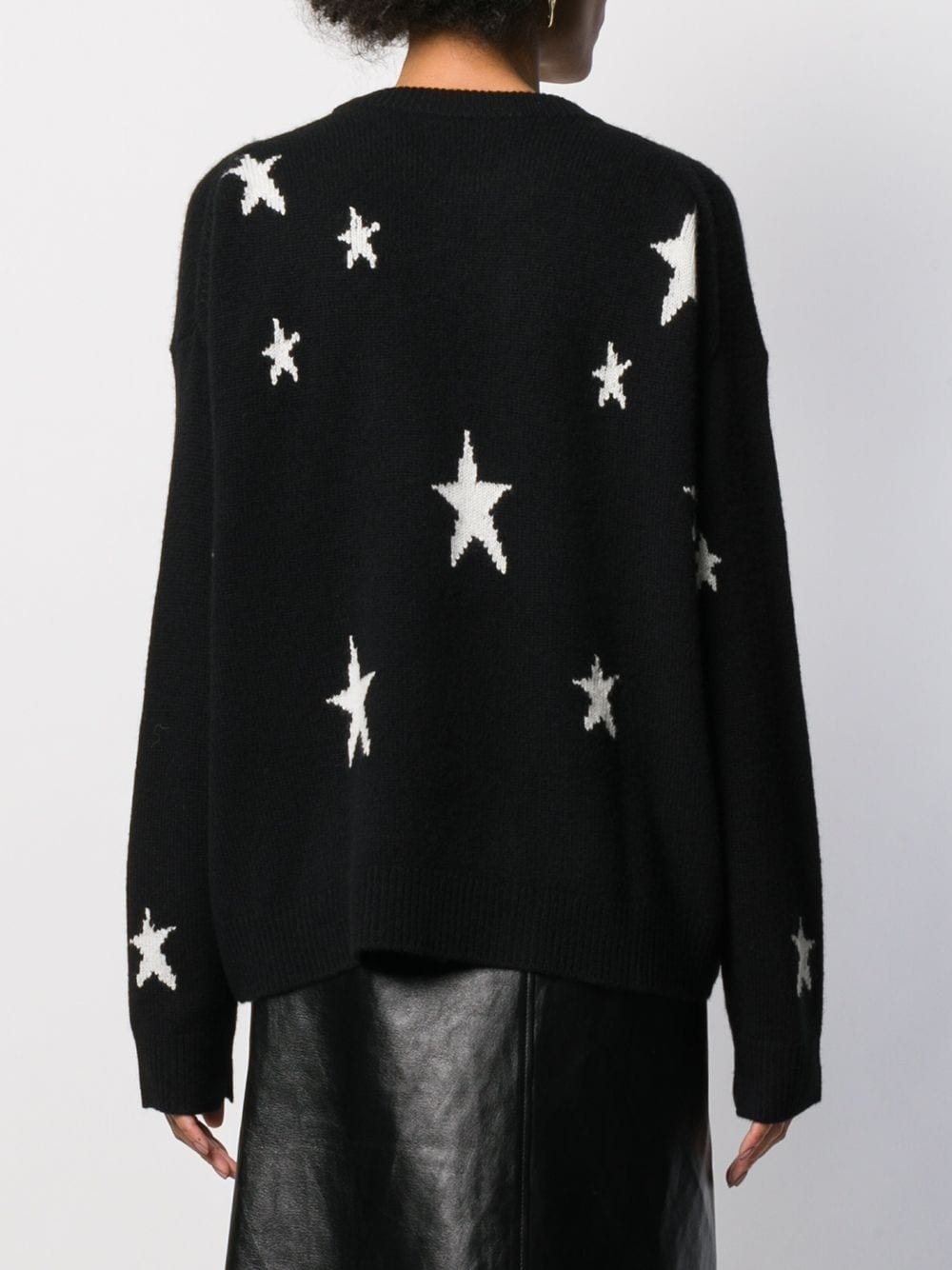 star print sweater - 4
