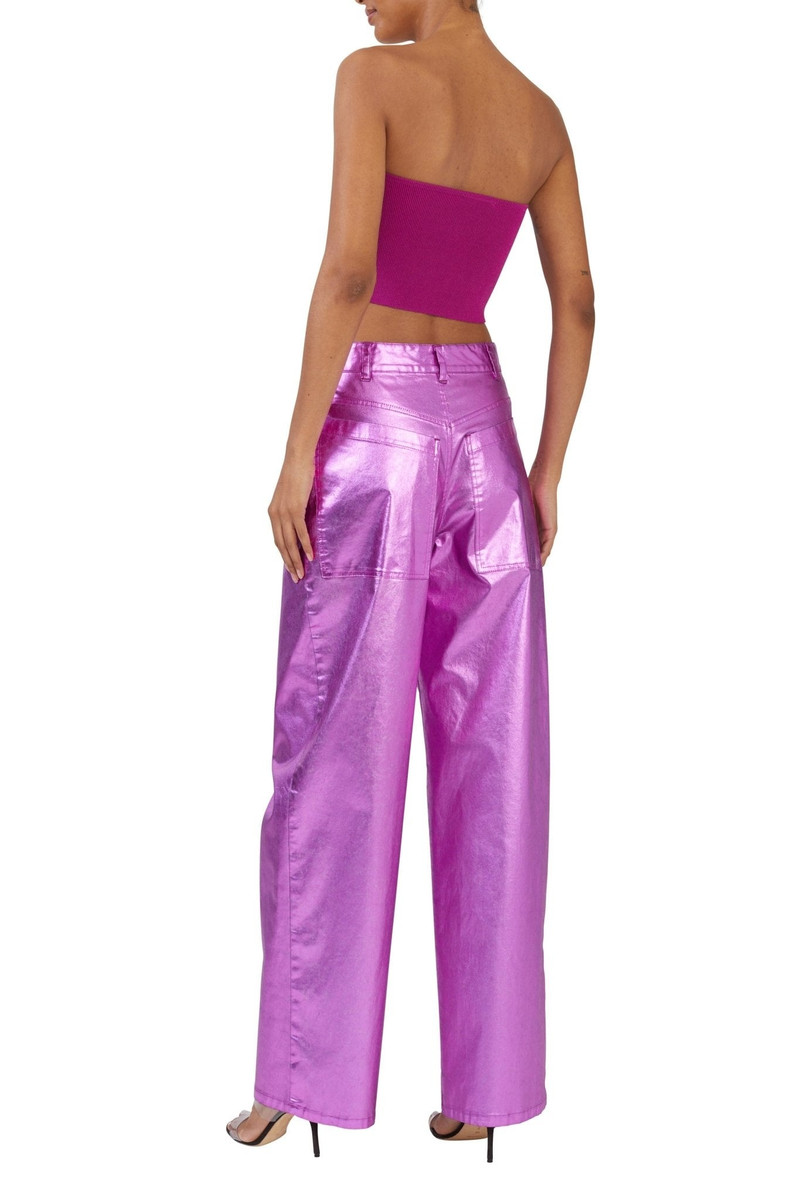 Metallic Denim Slouchy Pant 2