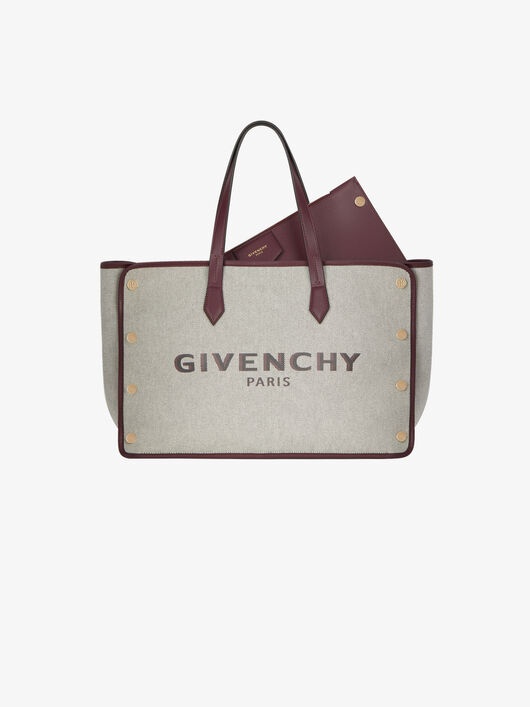 MEDIUM BOND SHOPPER IN GIVENCHY CANVAS - 5