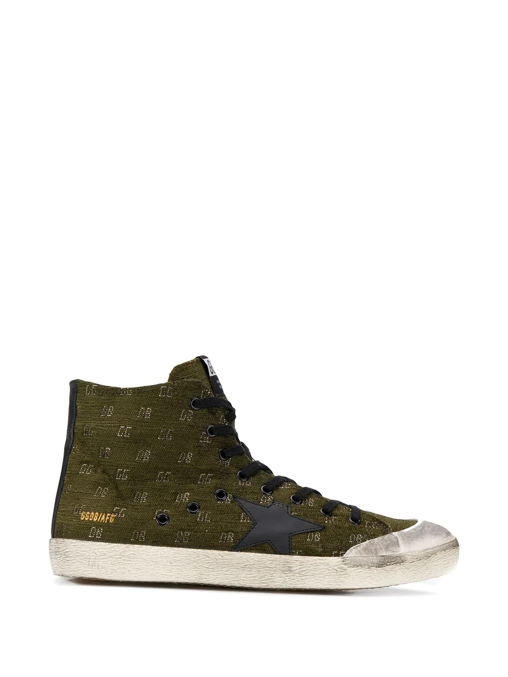 Francy logo-devoré high-top trainers - 1