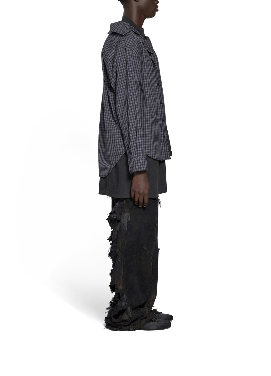 balenciaga trompe l oeil shirt
