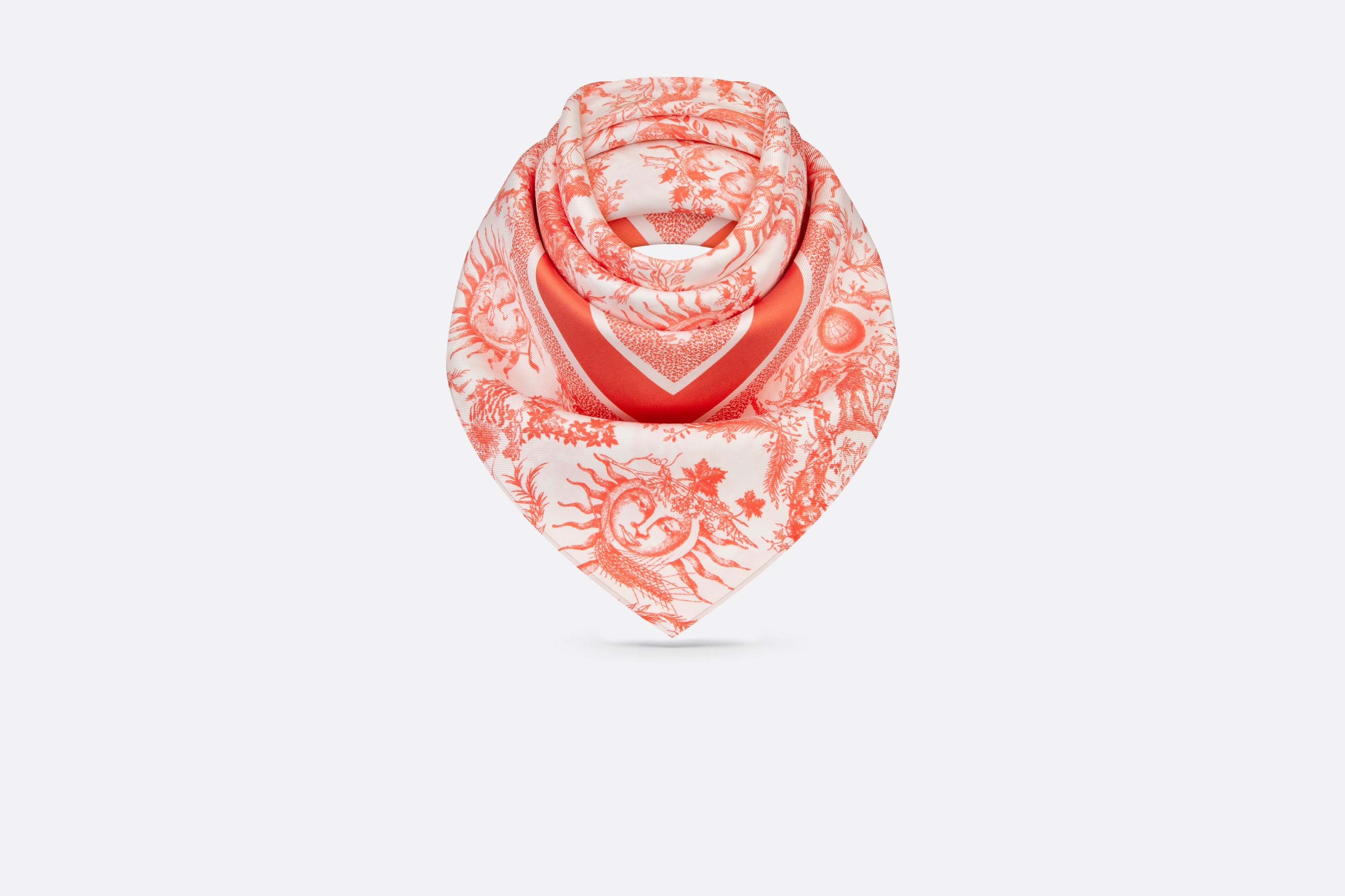 Dioriviera Toile de Jouy Soleil 70 Square Scarf - 2