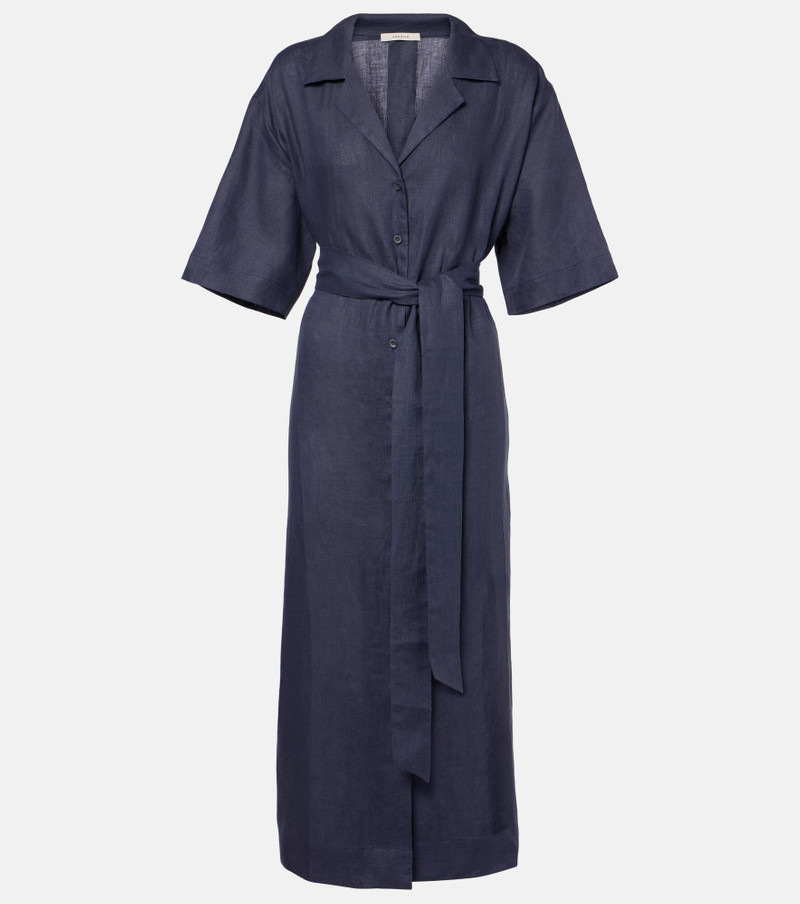 Larnaca linen midi dress 1