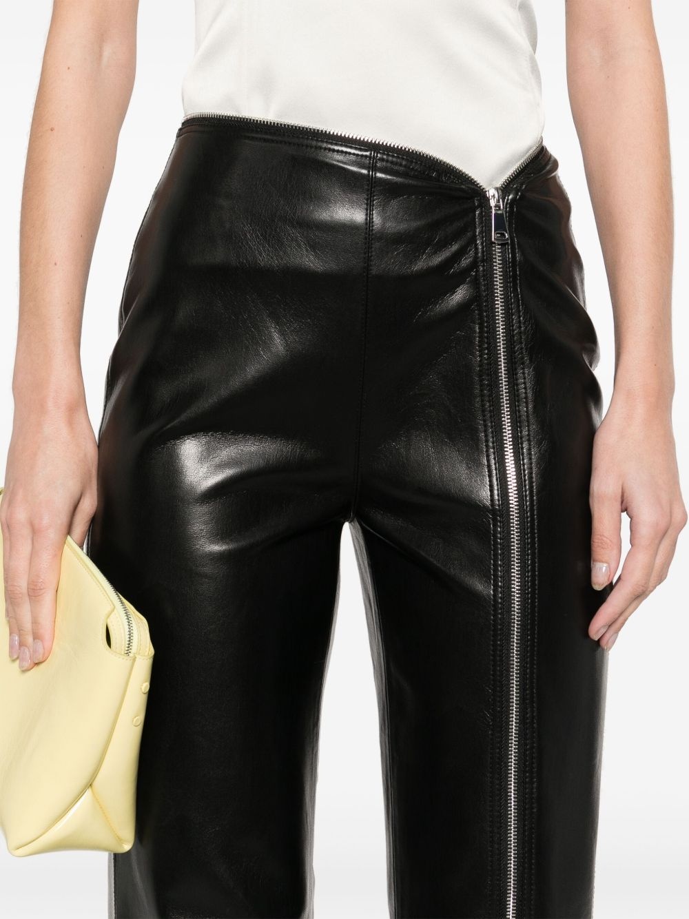 zip-detail trousers - 5