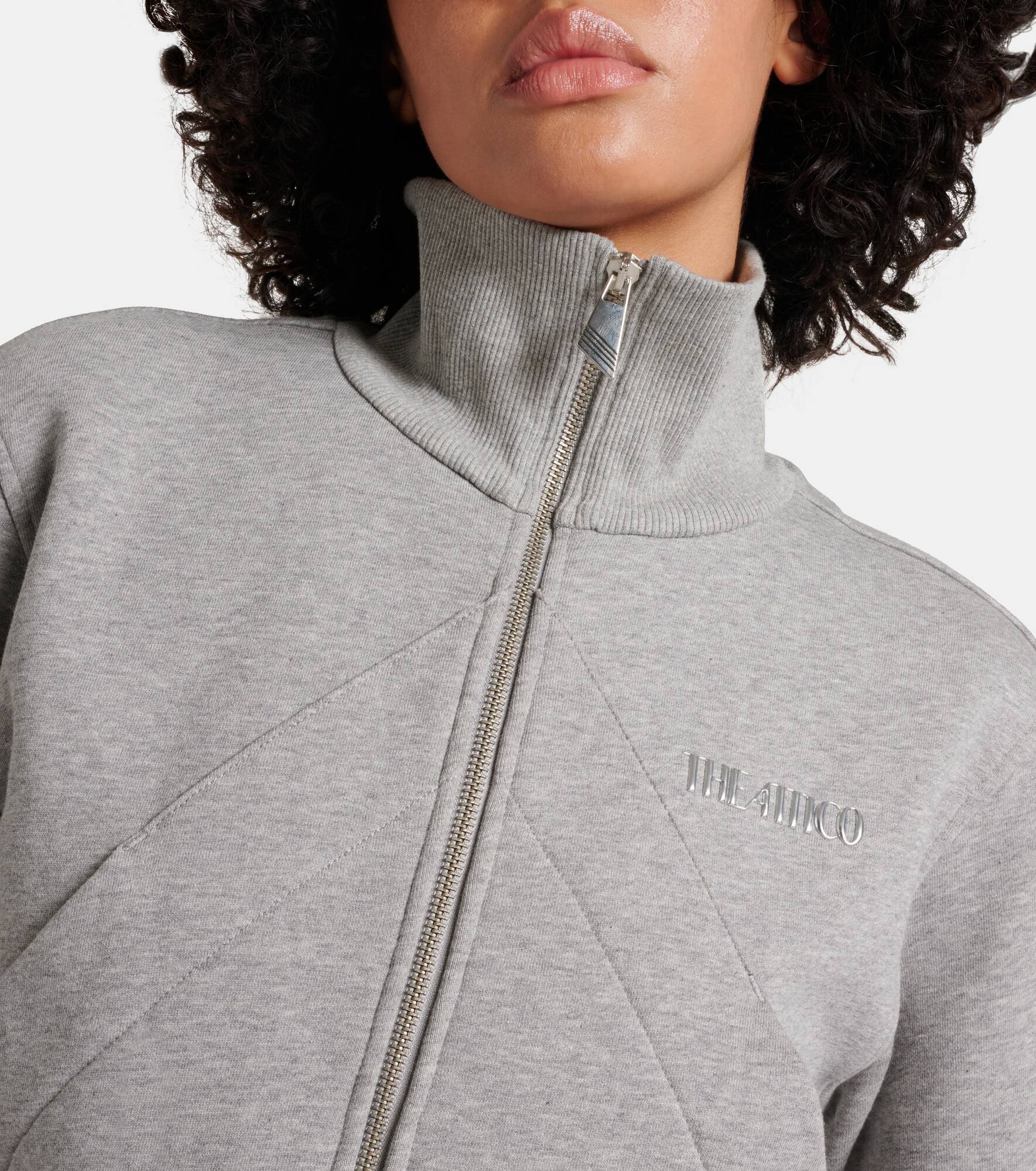 Cotton fleece track jacket - 5